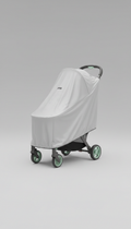 Pale Silver rain cover water-resistant fabric