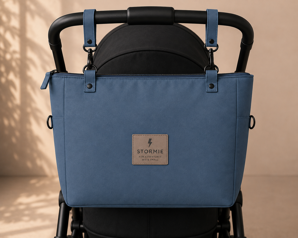 STORMIE HARBOUR Reversible Stroller Tote | Ocean Dreams