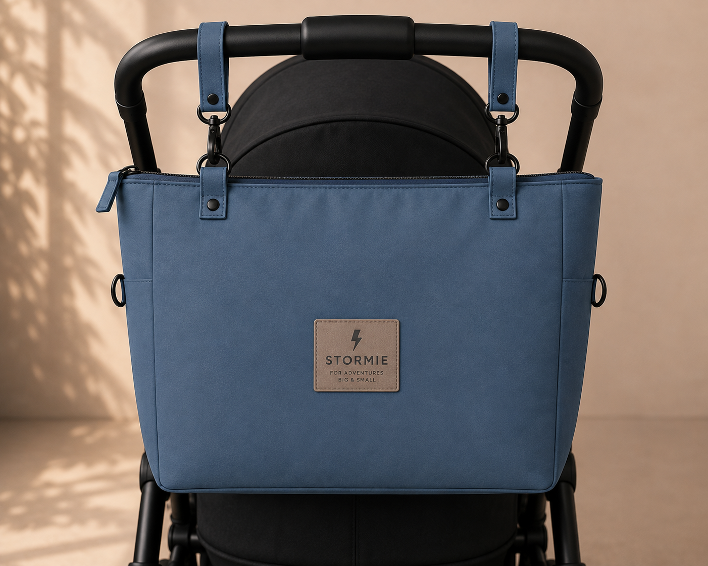 STORMIE HARBOUR Reversible Stroller Tote | Ocean Dreams