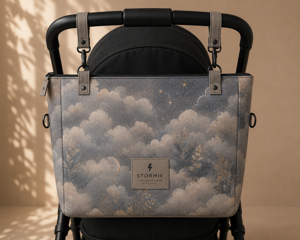 STORMIE HARBOUR Reversible Stroller Tote | Once Upon a Storm